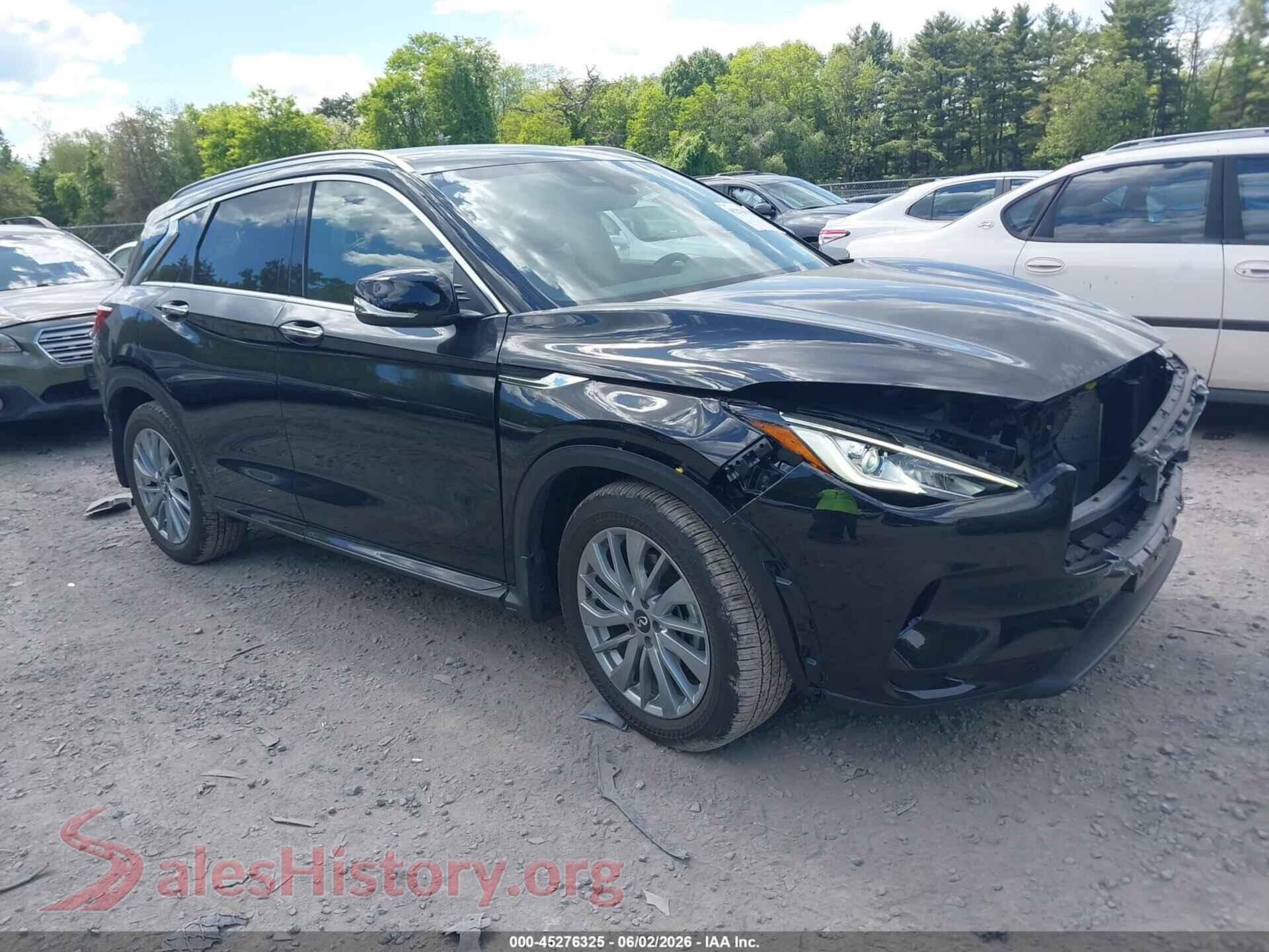 2025 INFINITI QX50 — VIN 3PCAJ5BB9SF110949