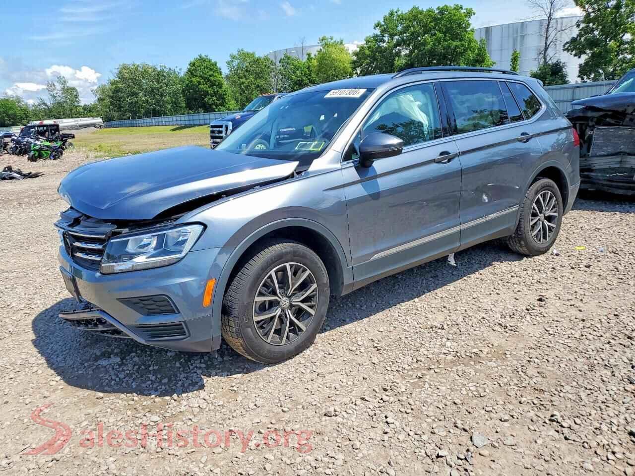 2021 VOLKSWAGEN TIGUAN — VIN 3VV2B7AX1MM087516