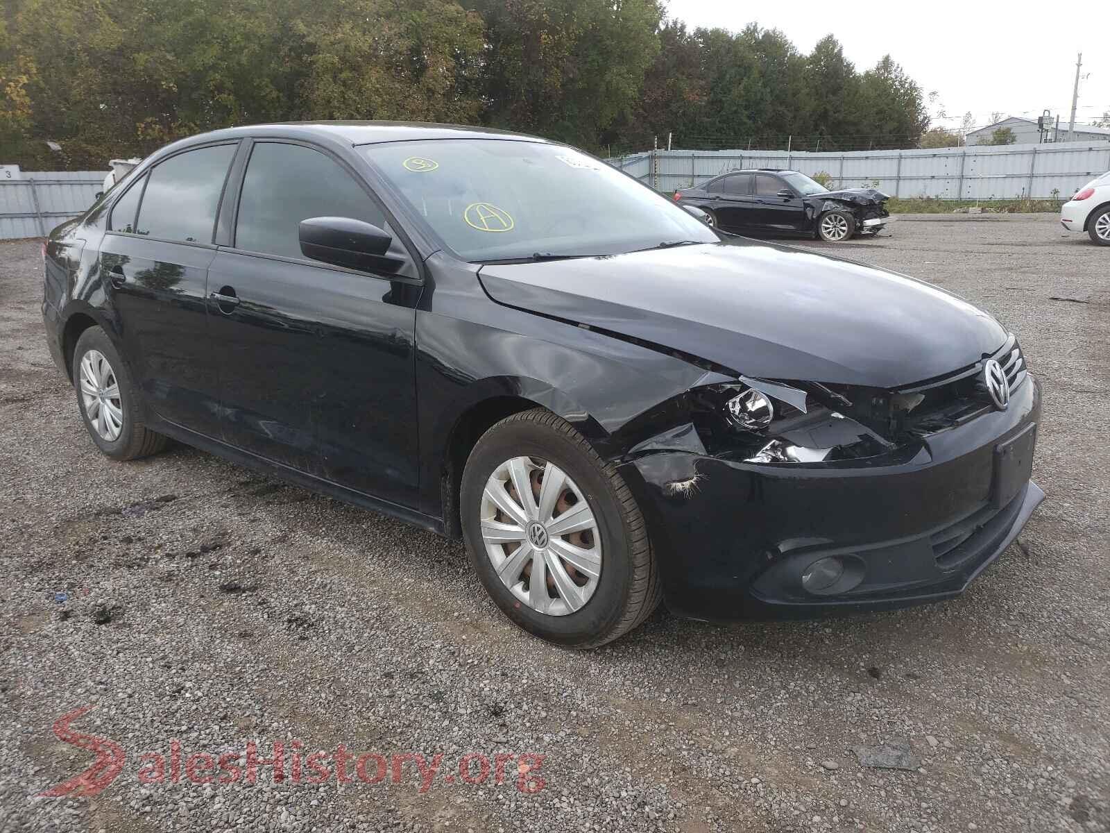 2012 VOLKSWAGEN JETTA — VIN 3VW1K7AJ2CM394372