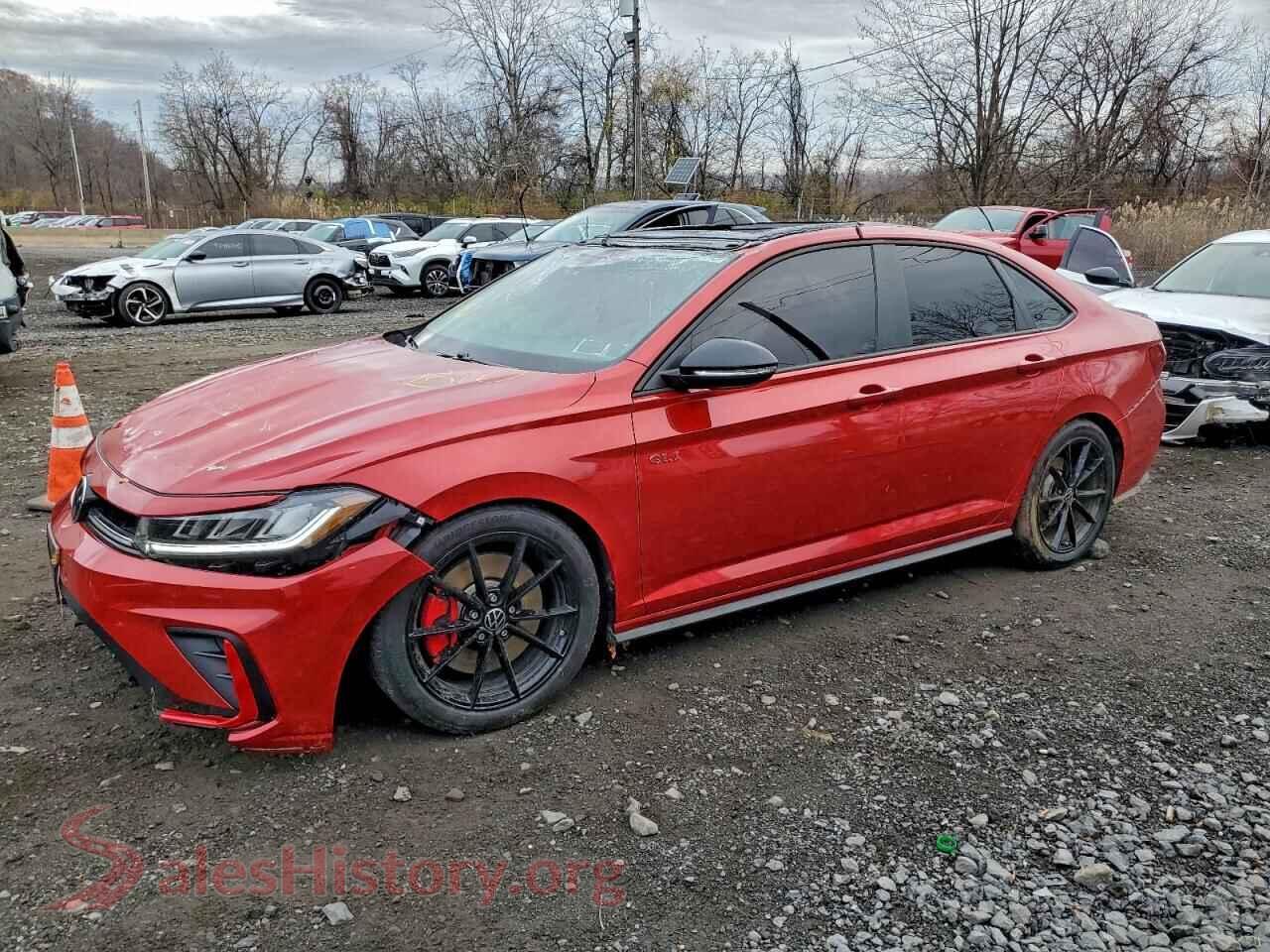 2025 VOLKSWAGEN JETTA — VIN 3VW1T7BU7SM060522