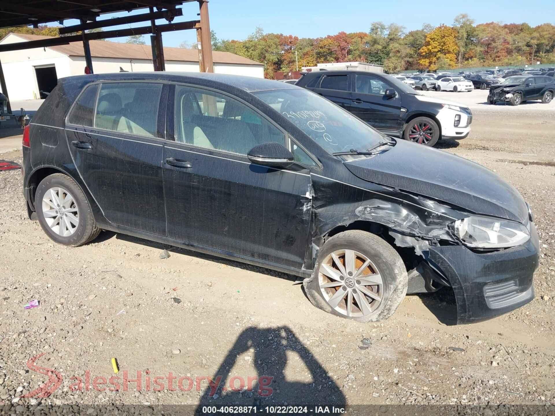 2016 VOLKSWAGEN GOLF — VIN 3VW217AU4GM025746