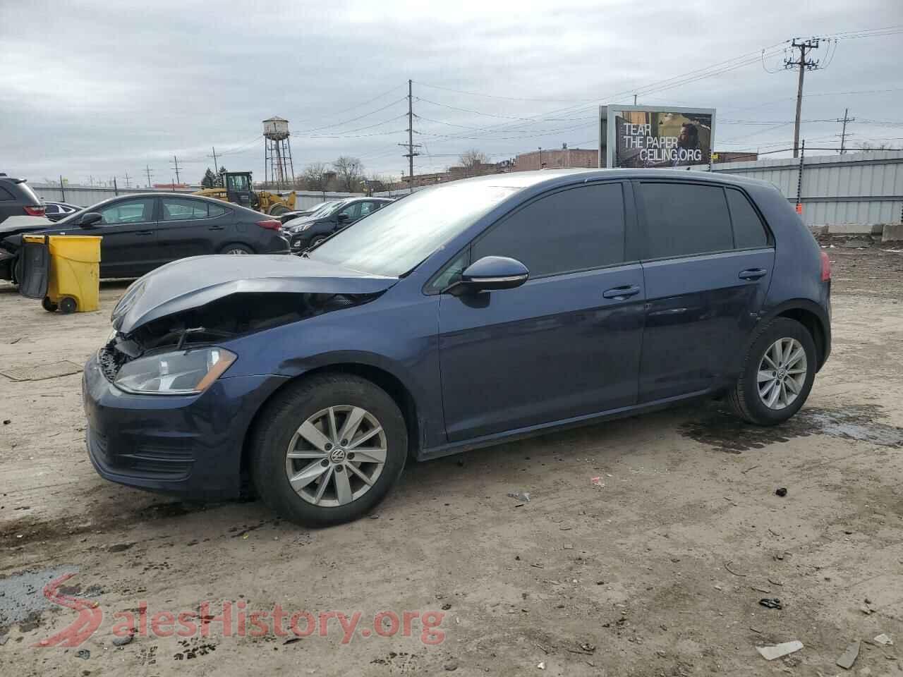 2016 VOLKSWAGEN GOLF S/SE — VIN 3VW217AU6GM029037