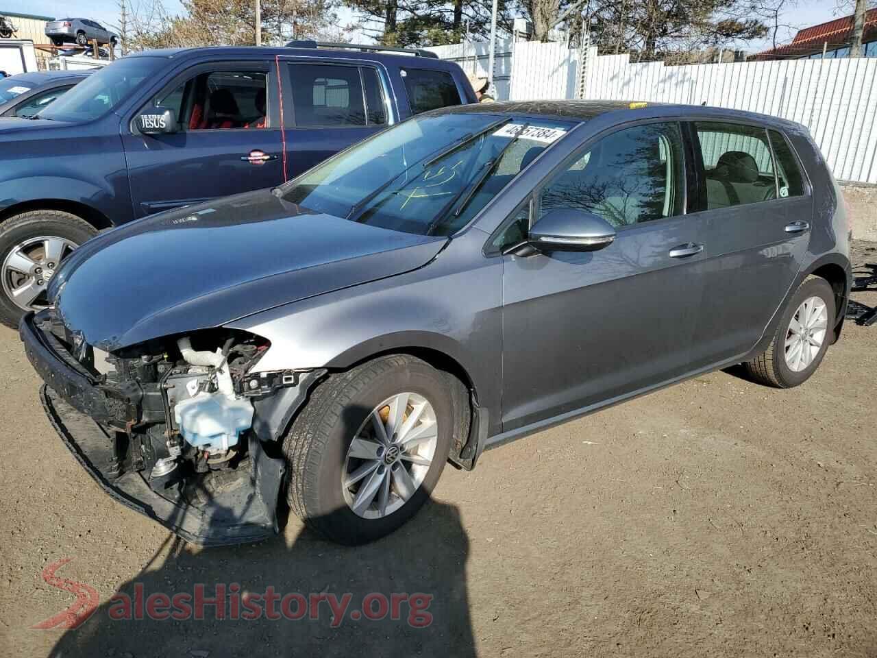 2016 VOLKSWAGEN GOLF S/SE — VIN 3VW217AU7GM036532
