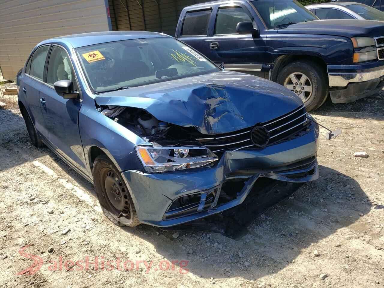 2016 VOLKSWAGEN JETTA — VIN 3VW267AJ0GM355956