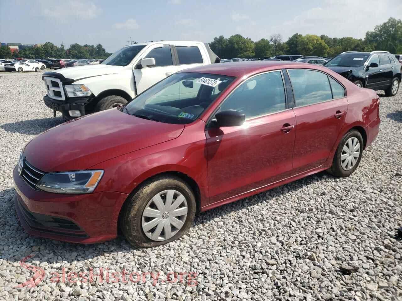 2016 VOLKSWAGEN JETTA — VIN 3VW267AJ0GM404444