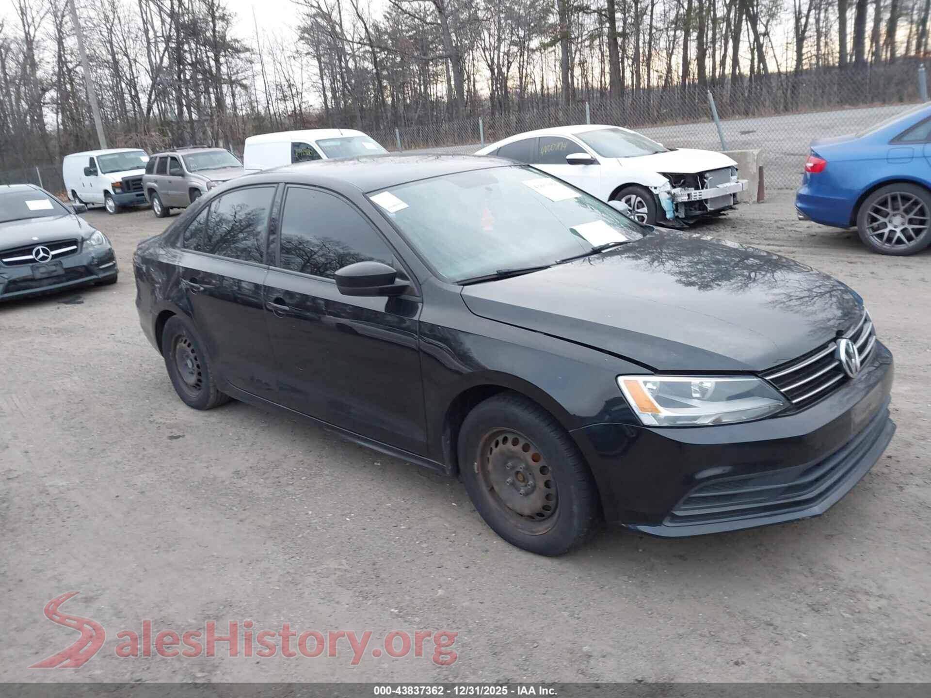 2016 VOLKSWAGEN JETTA — VIN 3VW267AJ1GM261715