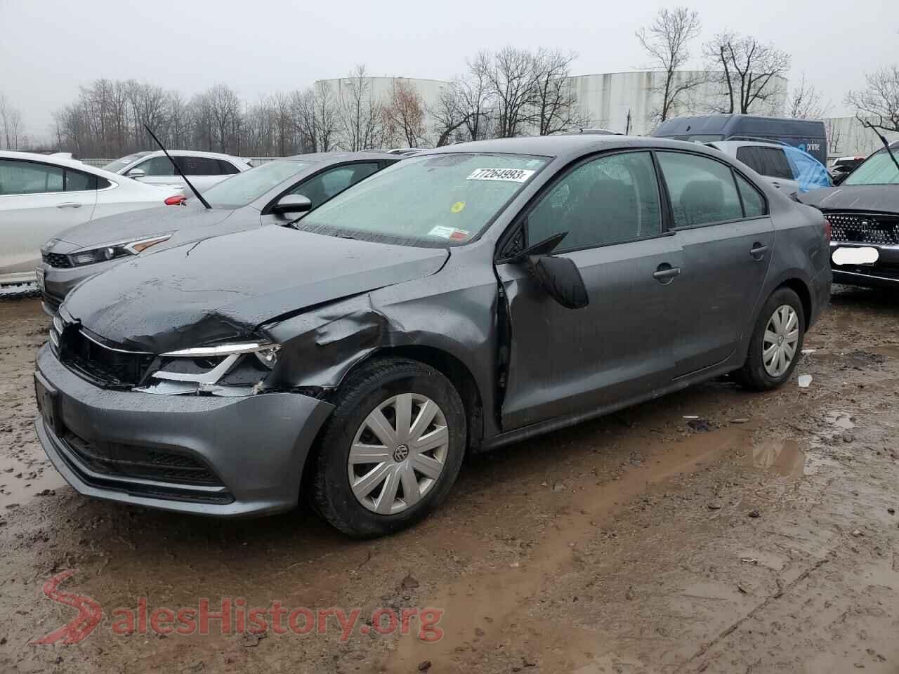 2016 VOLKSWAGEN JETTA — VIN 3VW267AJ3GM337483
