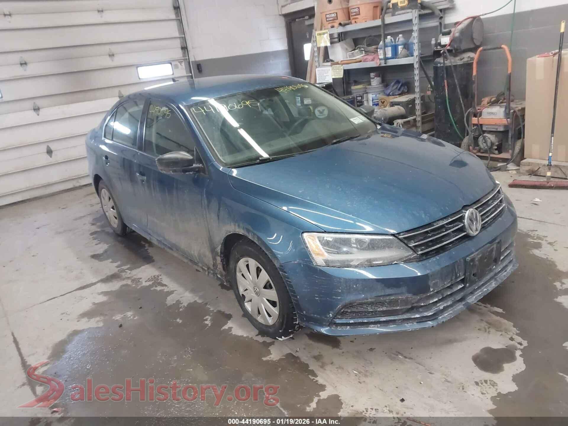 2016 VOLKSWAGEN JETTA — VIN 3VW267AJ4GM266763