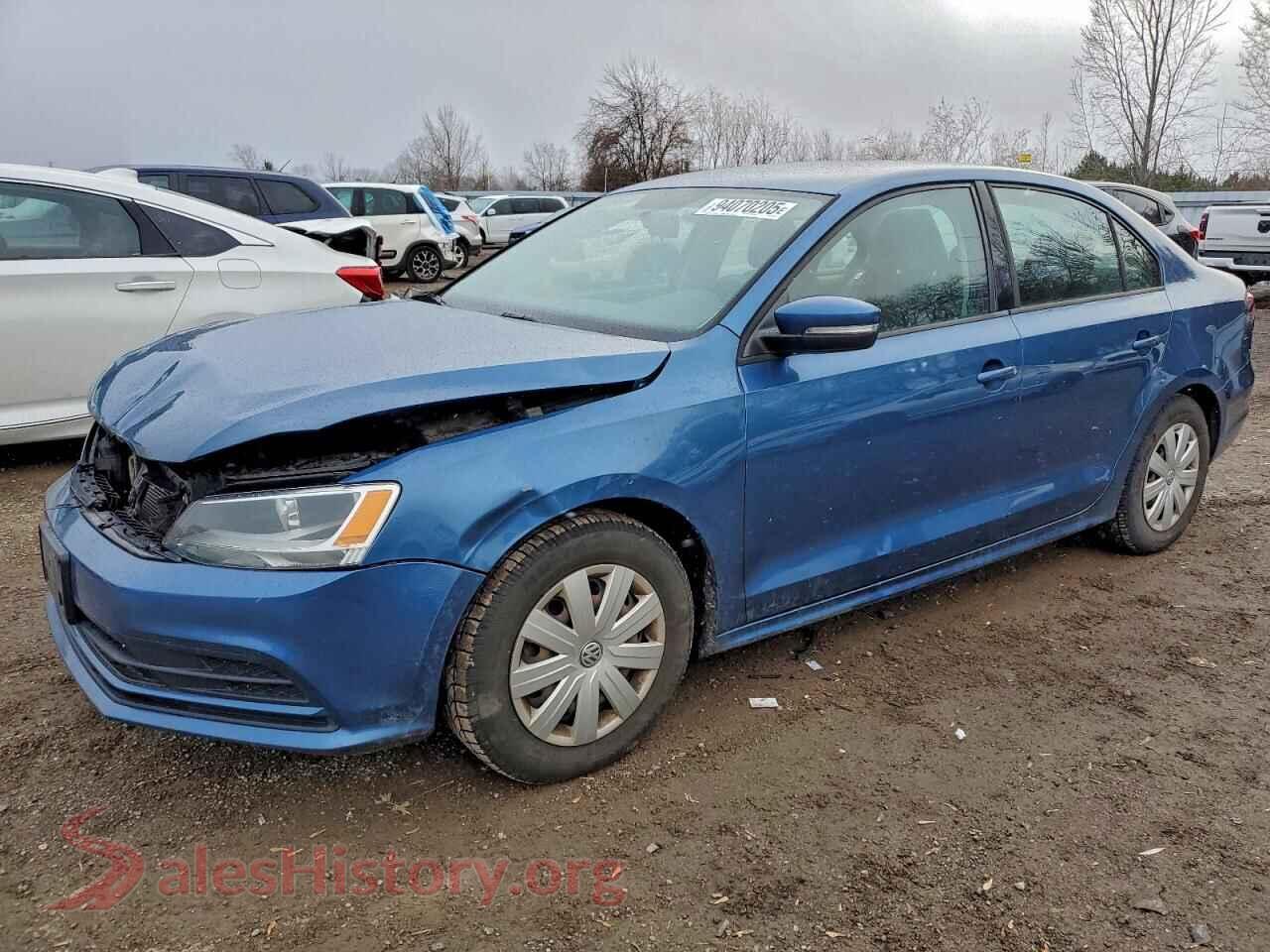 2016 VOLKSWAGEN JETTA — VIN 3VW267AJ9GM208860
