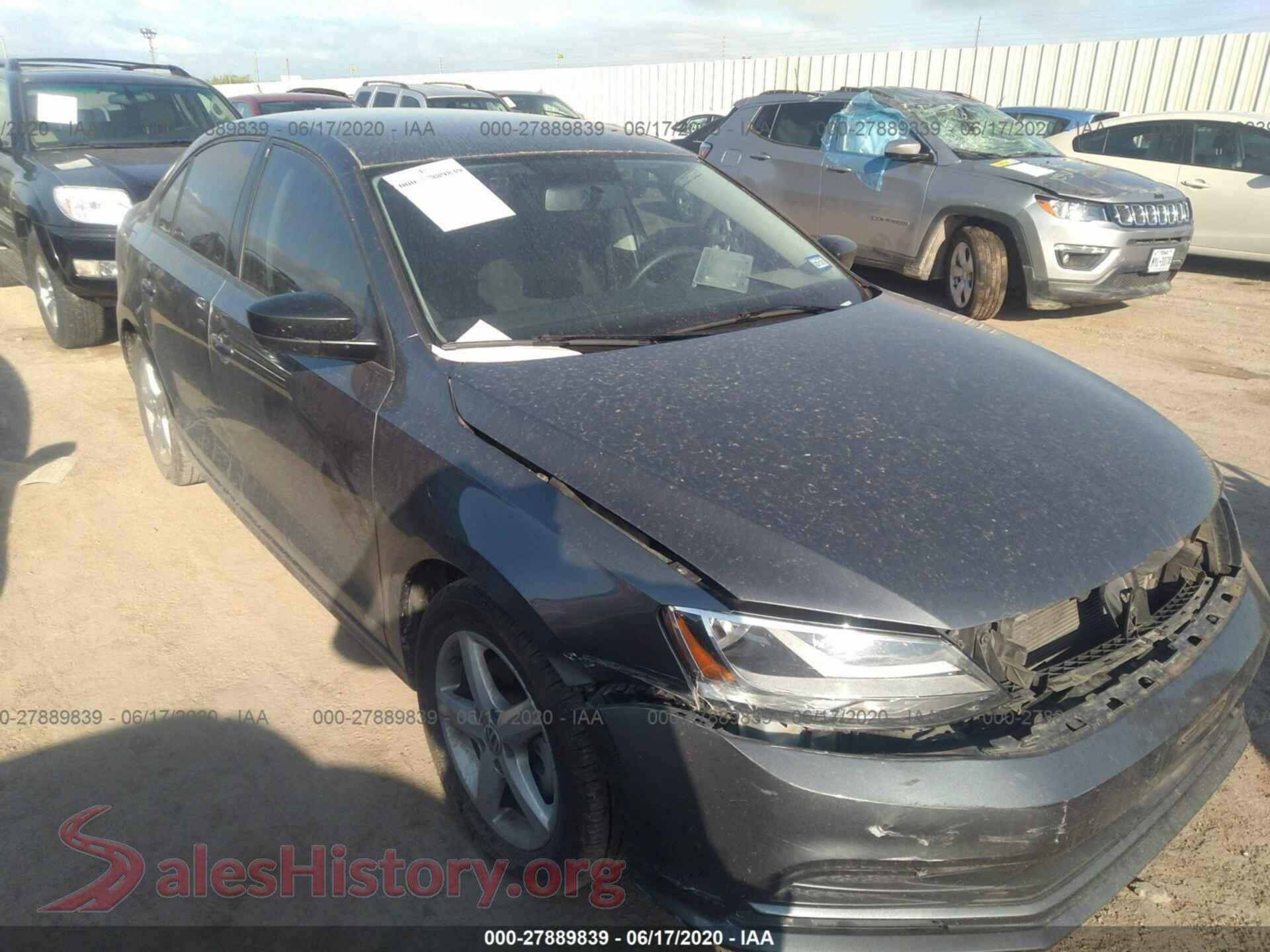 2016 VOLKSWAGEN JETTA — VIN 3VW267AJ9GM365806