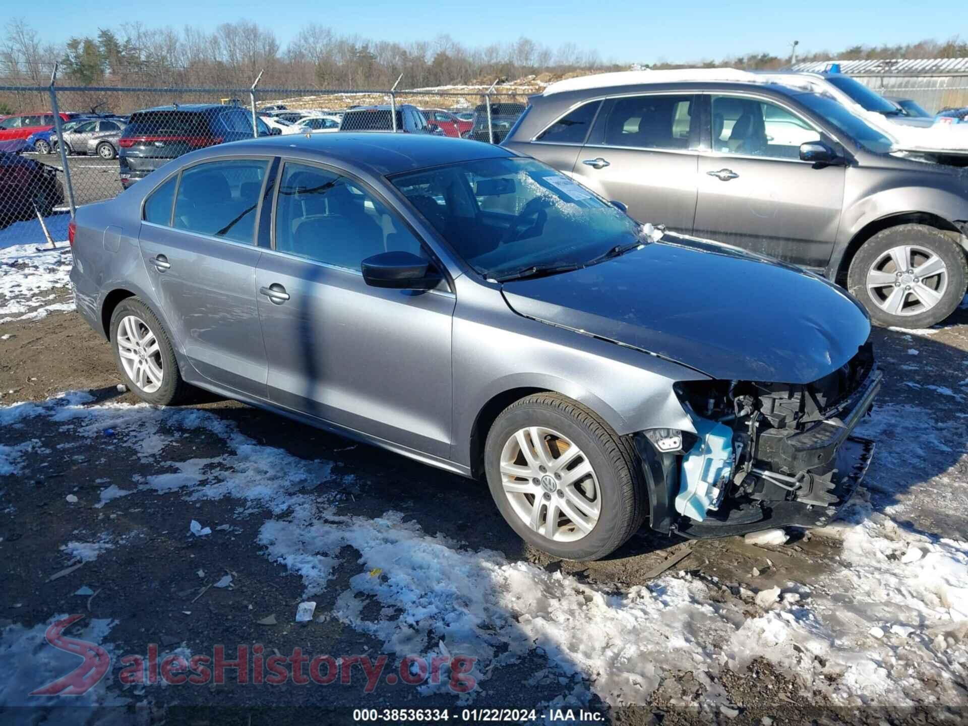 2017 VOLKSWAGEN JETTA — VIN 3VW2B7AJ1HM218392