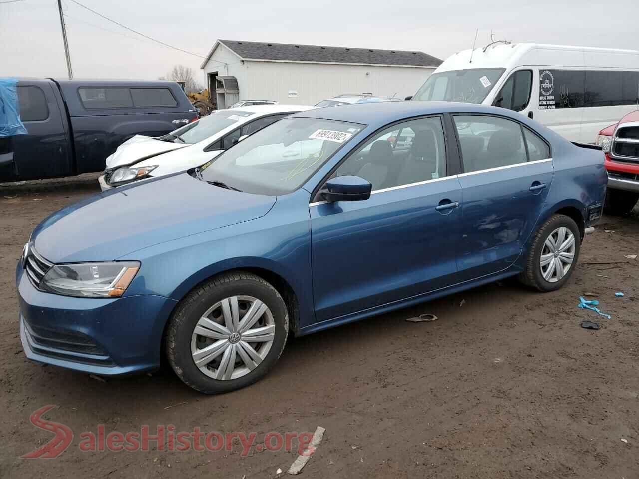 2017 VOLKSWAGEN JETTA — VIN 3VW2B7AJ1HM226895