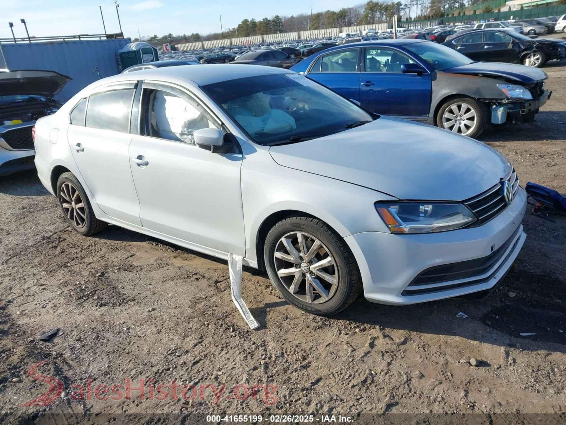 2017 VOLKSWAGEN JETTA — VIN 3VW2B7AJ1HM259380