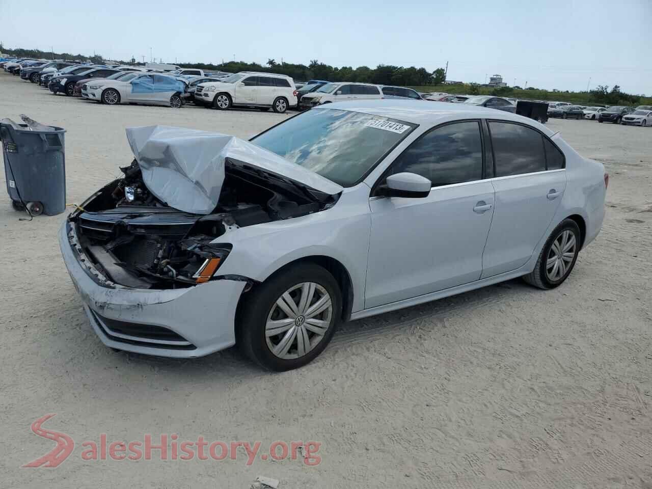 2017 VOLKSWAGEN JETTA — VIN 3VW2B7AJ1HM373959