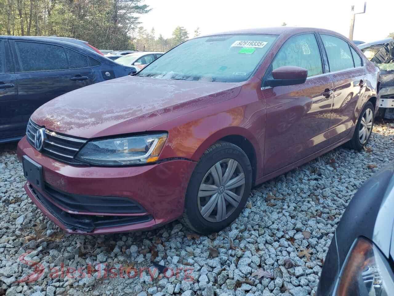2017 VOLKSWAGEN JETTA — VIN 3VW2B7AJ3HM229992