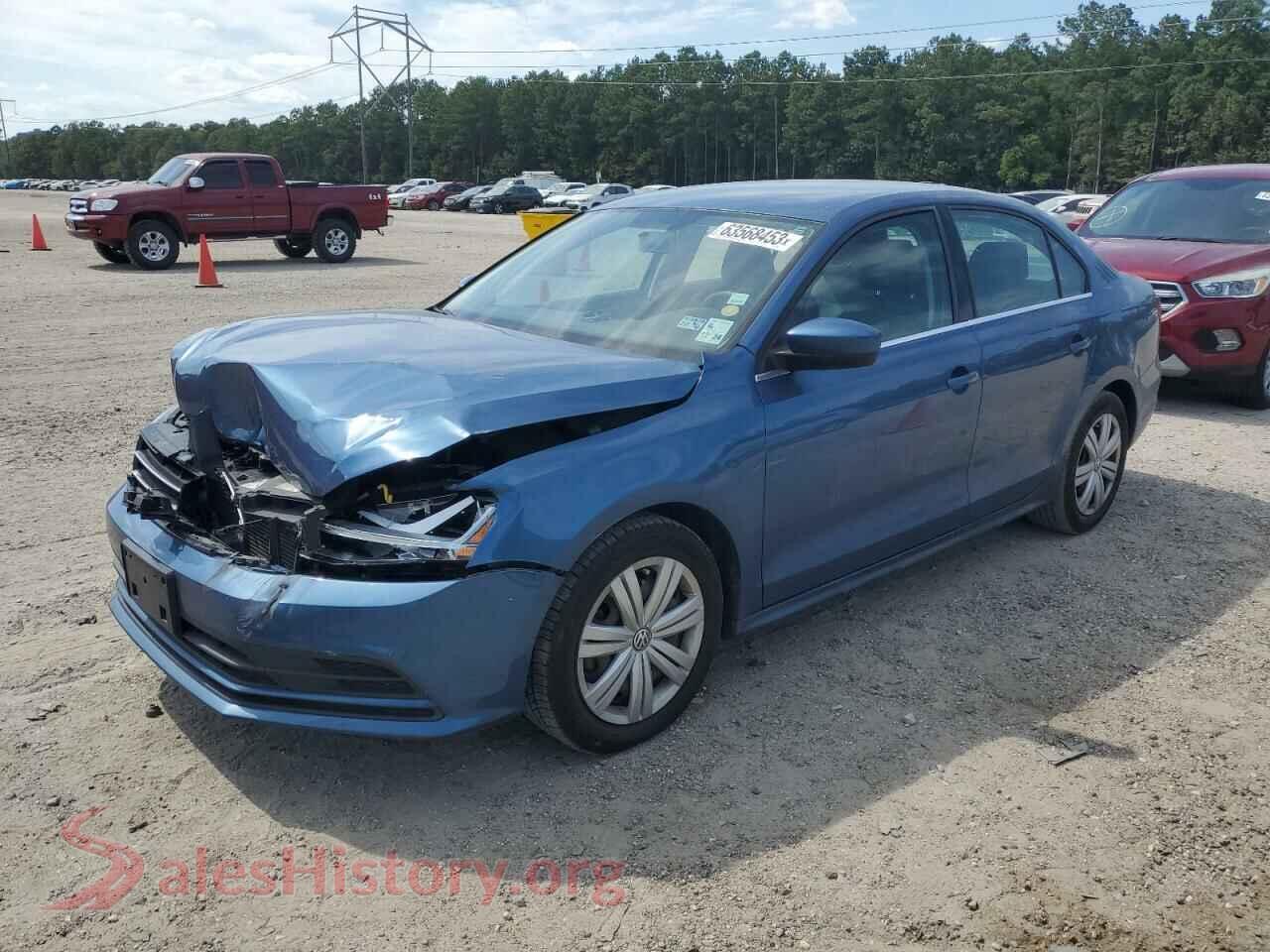 2017 VOLKSWAGEN JETTA — VIN 3VW2B7AJ3HM268050