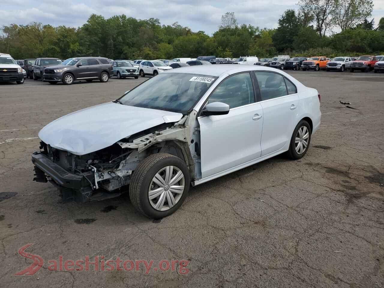 2017 VOLKSWAGEN JETTA — VIN 3VW2B7AJ3HM295054