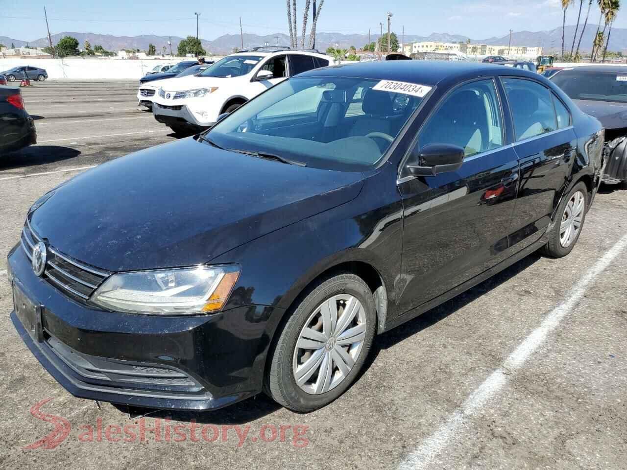 2017 VOLKSWAGEN JETTA — VIN 3VW2B7AJ3HM306232