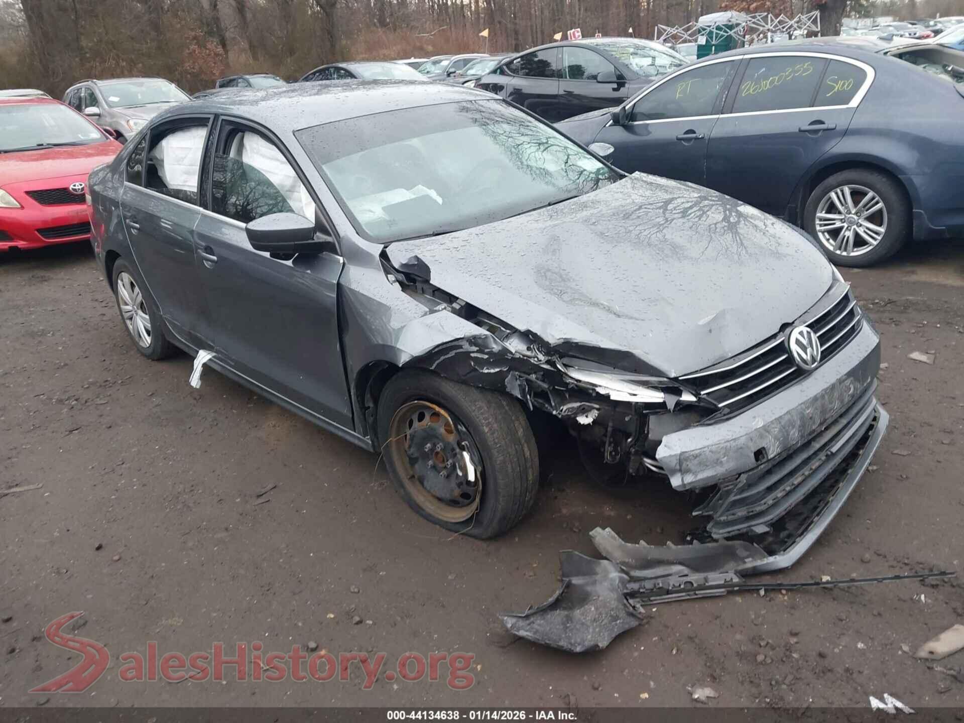 2017 VOLKSWAGEN JETTA — VIN 3VW2B7AJ4HM401012