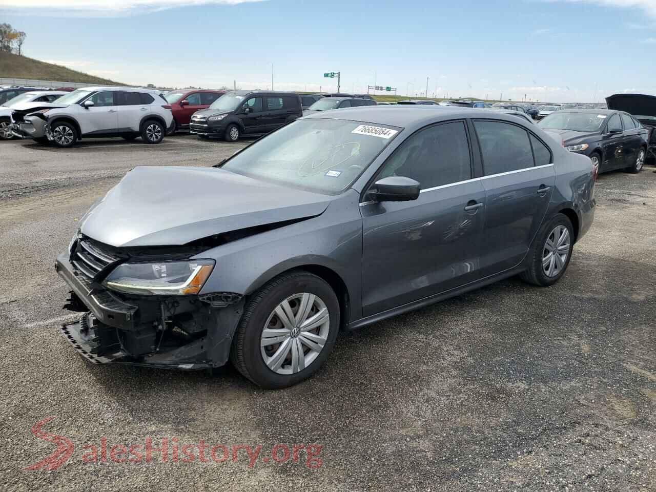 2017 VOLKSWAGEN JETTA — VIN 3VW2B7AJ5HM317054
