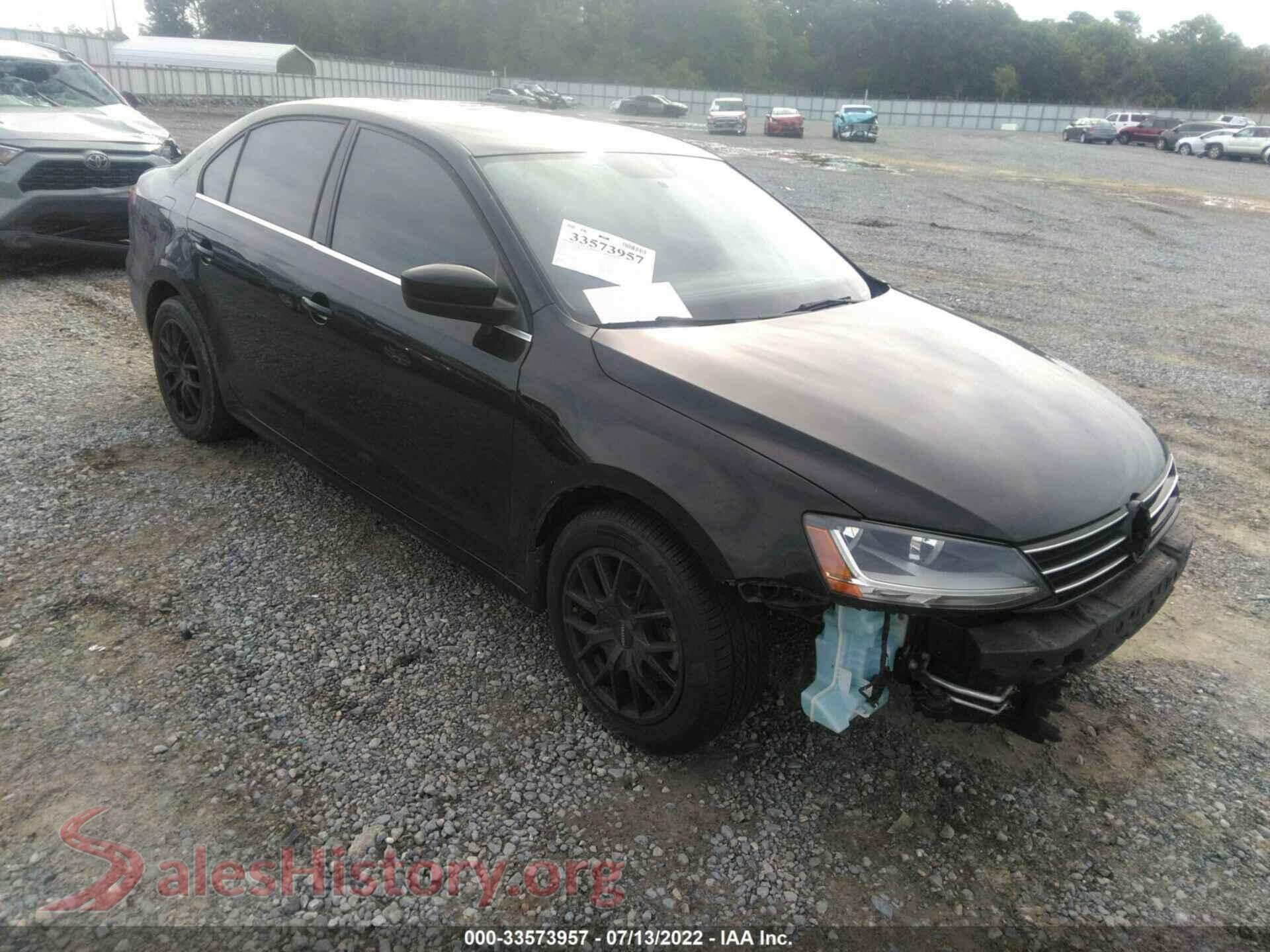 2017 VOLKSWAGEN JETTA — VIN 3VW2B7AJ7HM325446