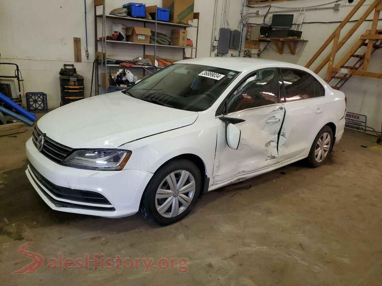 2017 VOLKSWAGEN JETTA — VIN 3VW2B7AJ7HM380477