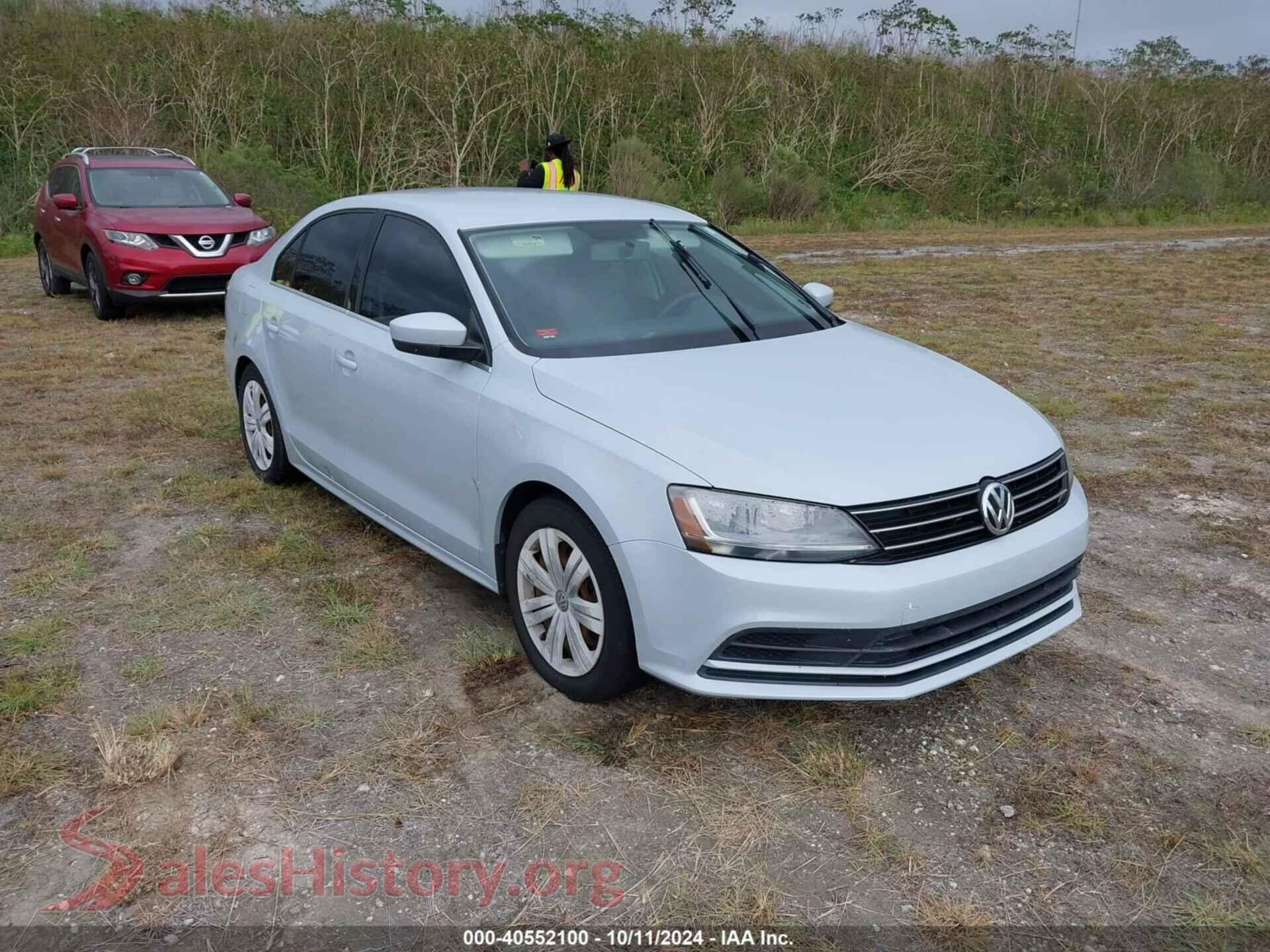 2017 VOLKSWAGEN JETTA — VIN 3VW2B7AJ7HM407595
