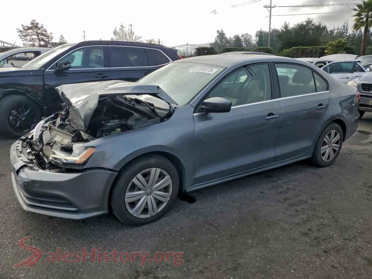 2017 VOLKSWAGEN JETTA — VIN 3VW2B7AJXHM273522