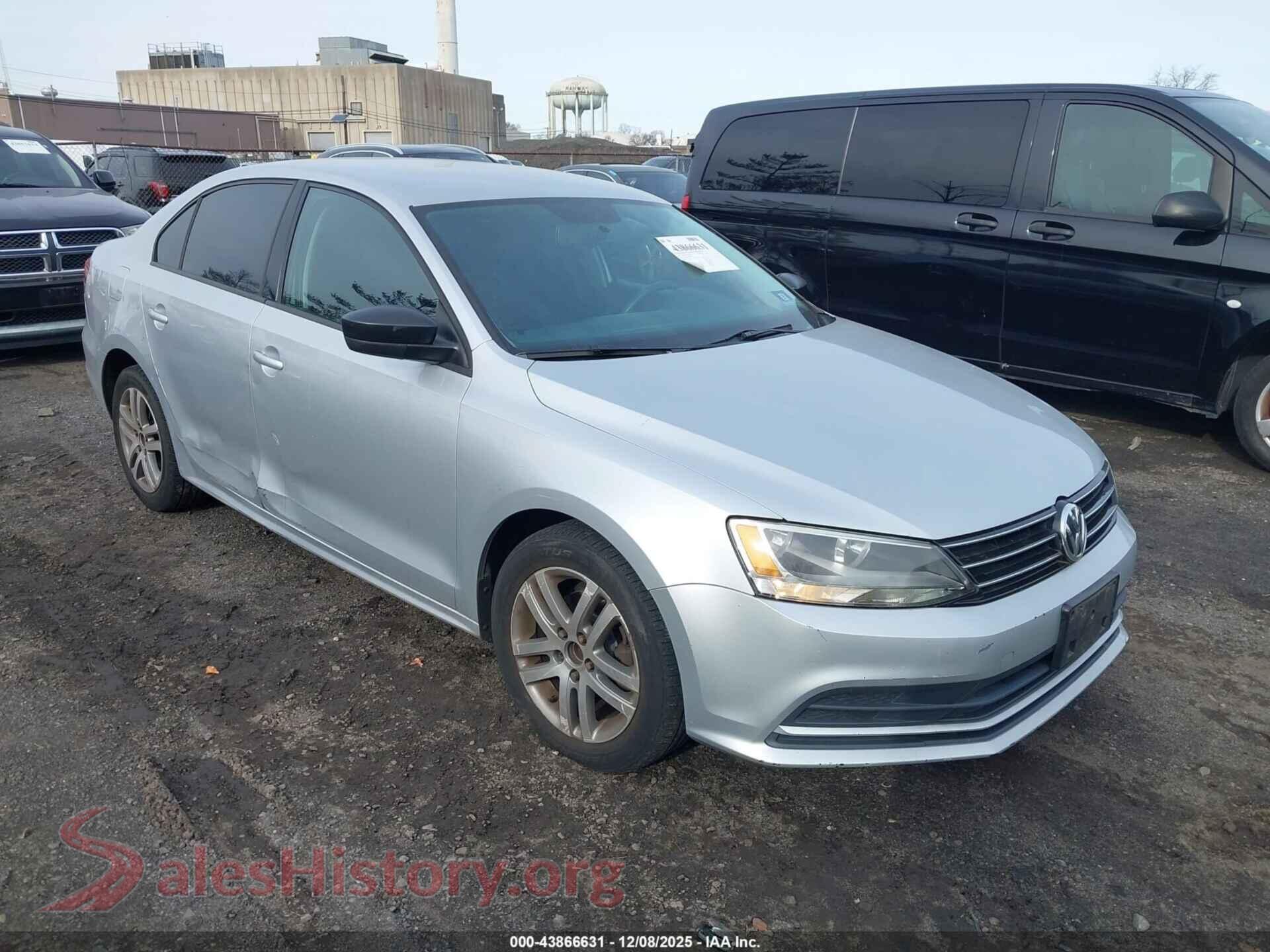 2015 VOLKSWAGEN JETTA — VIN 3VW2K7AJ0FM343865