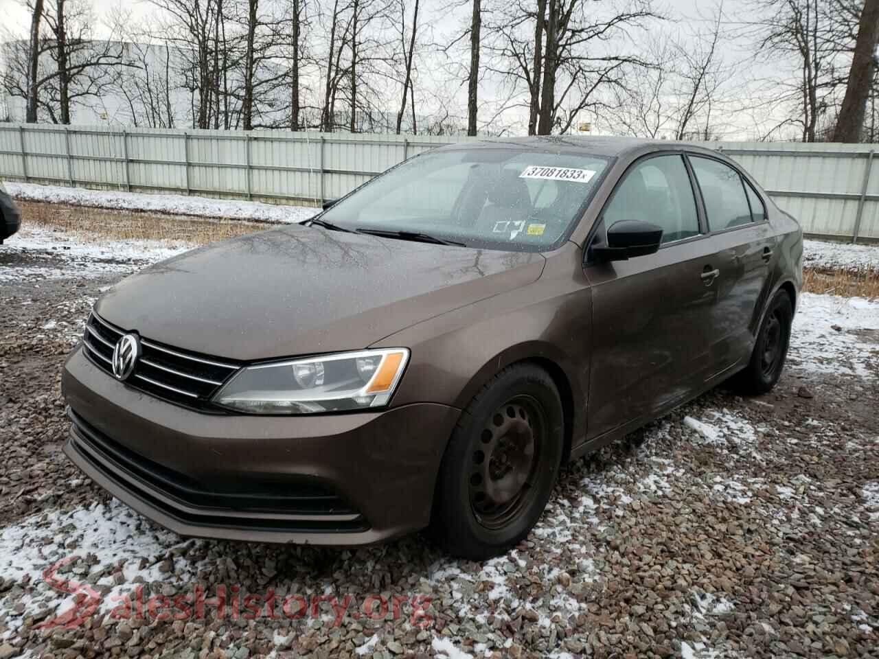 2015 VOLKSWAGEN JETTA — VIN 3VW2K7AJ1FM423143