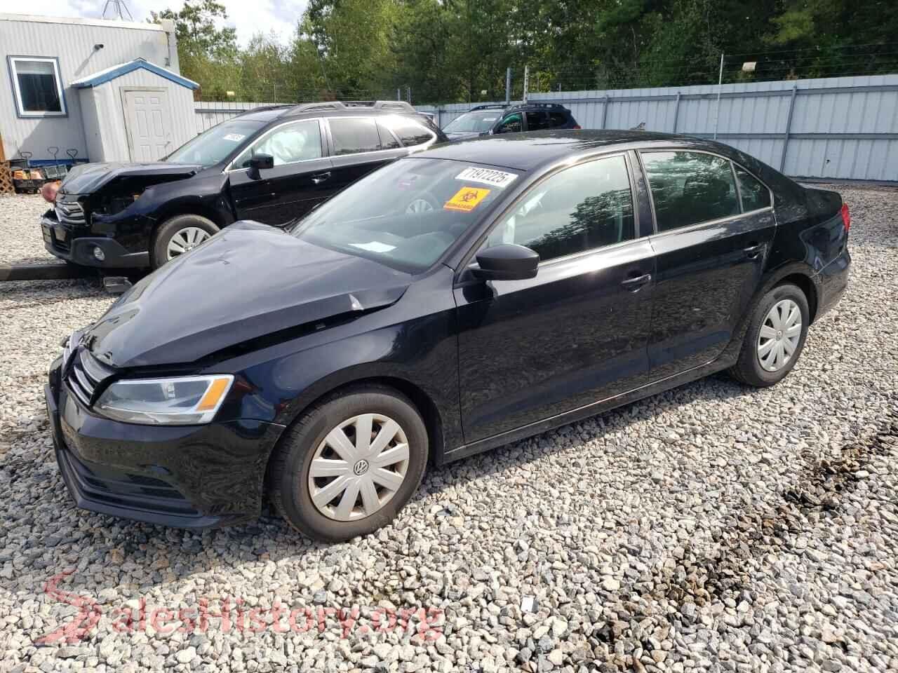 2015 VOLKSWAGEN JETTA — VIN 3VW2K7AJ2FM424303