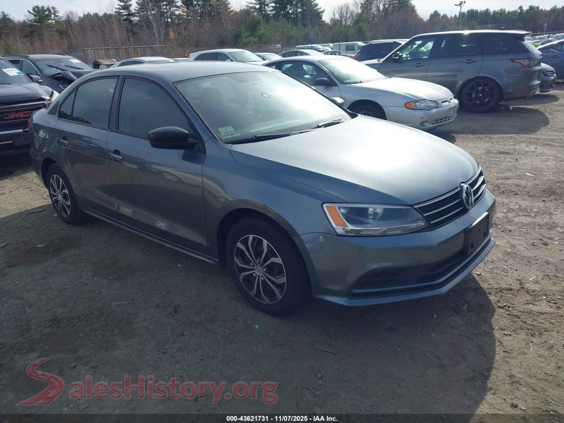 2015 VOLKSWAGEN JETTA — VIN 3VW2K7AJ3FM291969