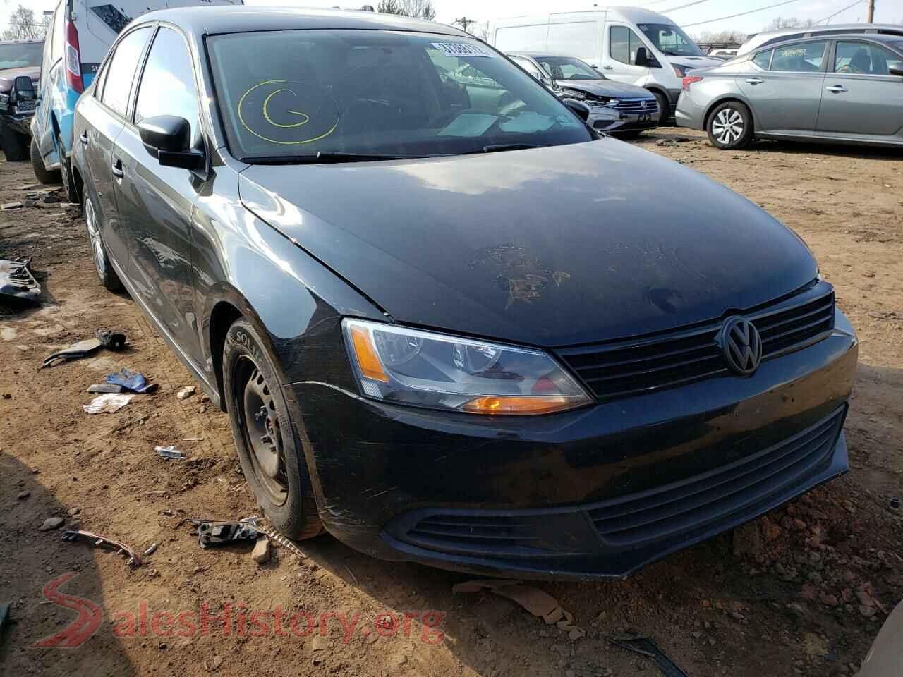 2014 VOLKSWAGEN JETTA — VIN 3VW2K7AJ6EM217783