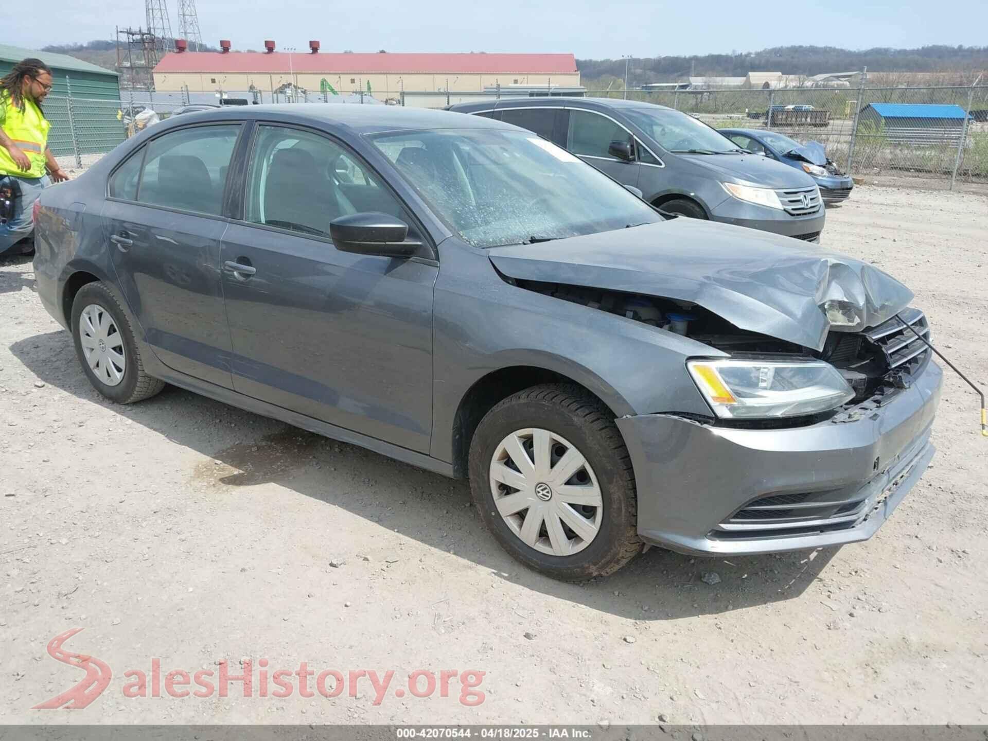 2015 VOLKSWAGEN JETTA — VIN 3VW2K7AJXFM421889