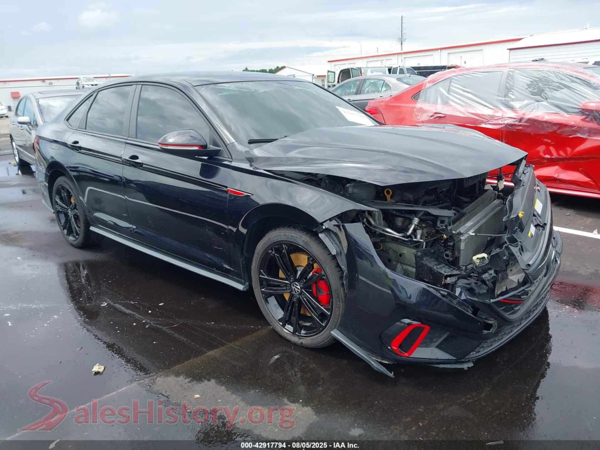 2022 VOLKSWAGEN JETTA GLI — VIN 3VW2T7BU3NM007003