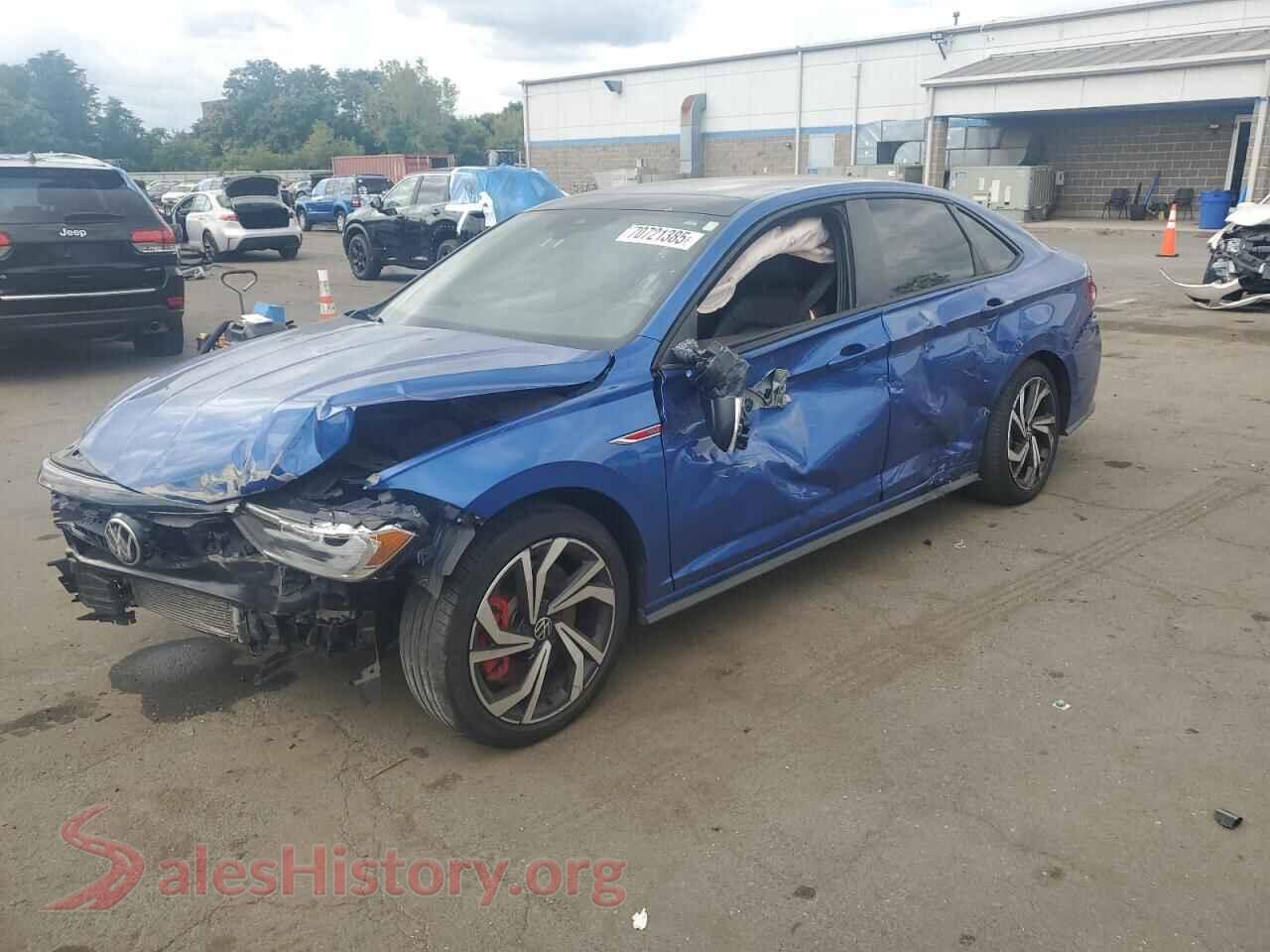 2022 VOLKSWAGEN JETTA — VIN 3VW2T7BU3NM015540