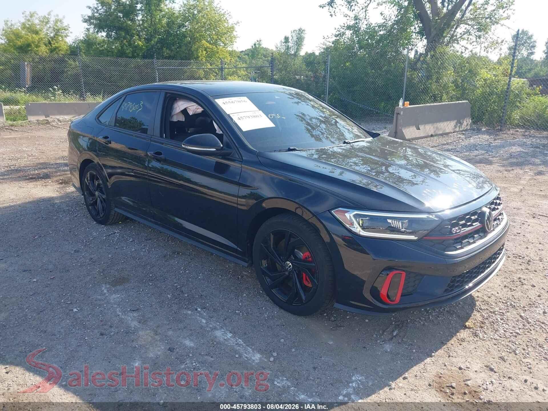 2024 VOLKSWAGEN JETTA GLI — VIN 3VW2T7BU9RM099286