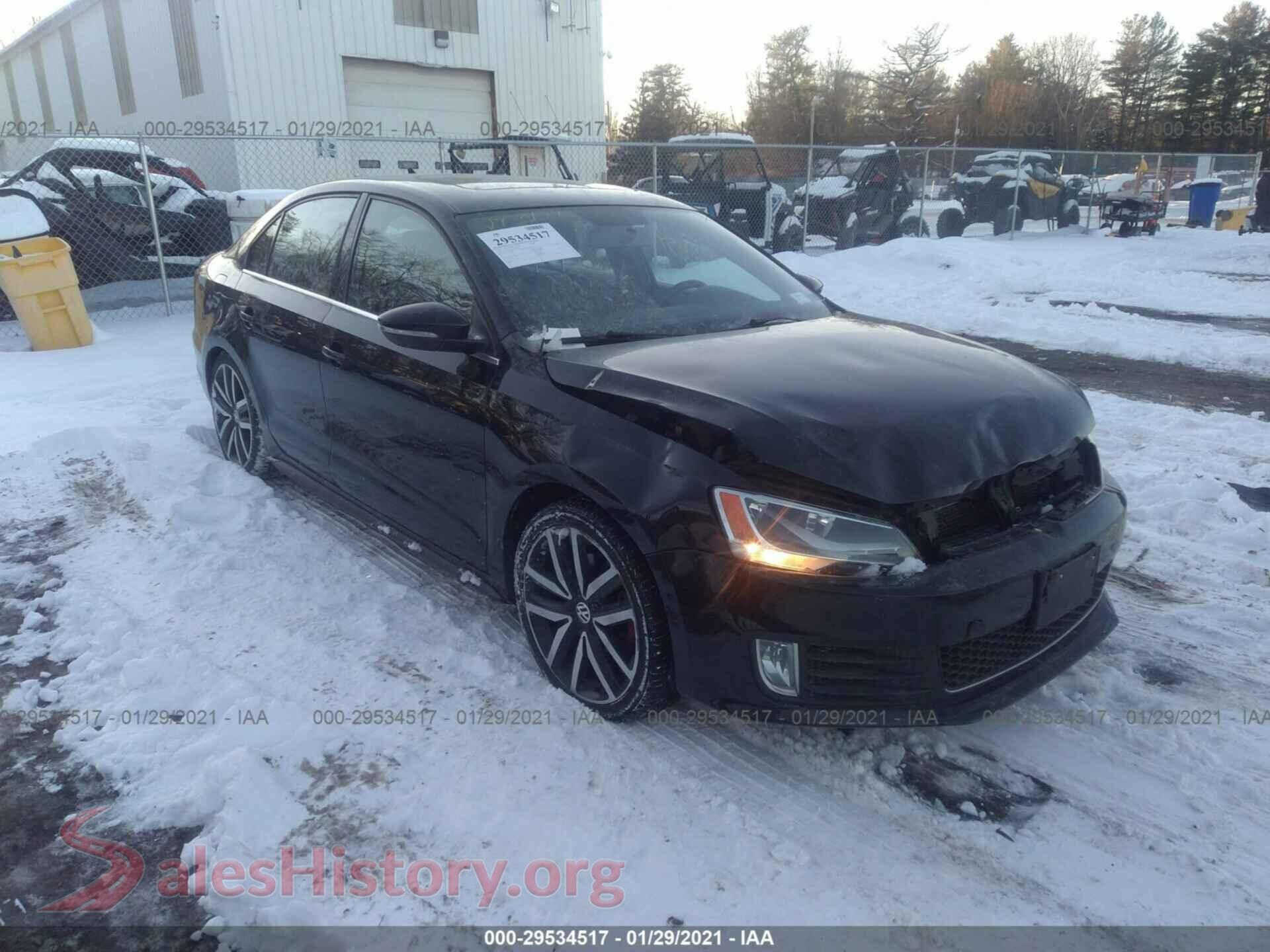 2012 VOLKSWAGEN GLI — VIN 3VW4A7AJ7CM018928