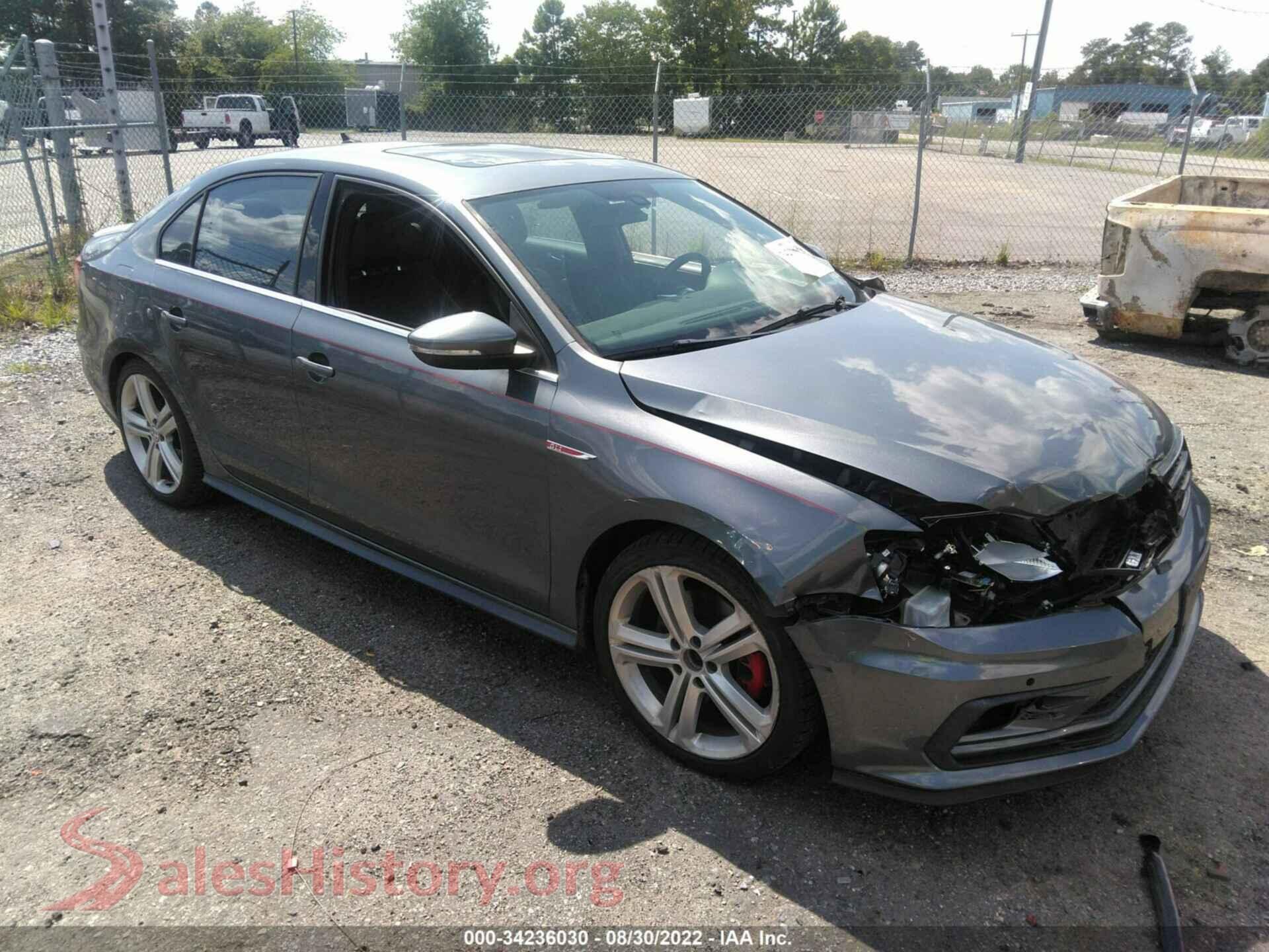 2016 VOLKSWAGEN JETTA SEDAN — VIN 3VW4S7AJ4GM374742
