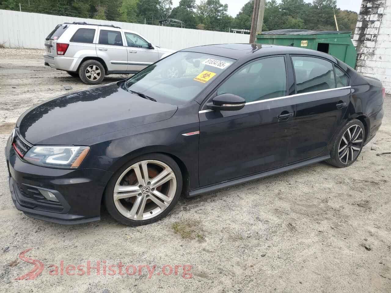2016 VOLKSWAGEN JETTA — VIN 3VW4T7AJ4GM291826