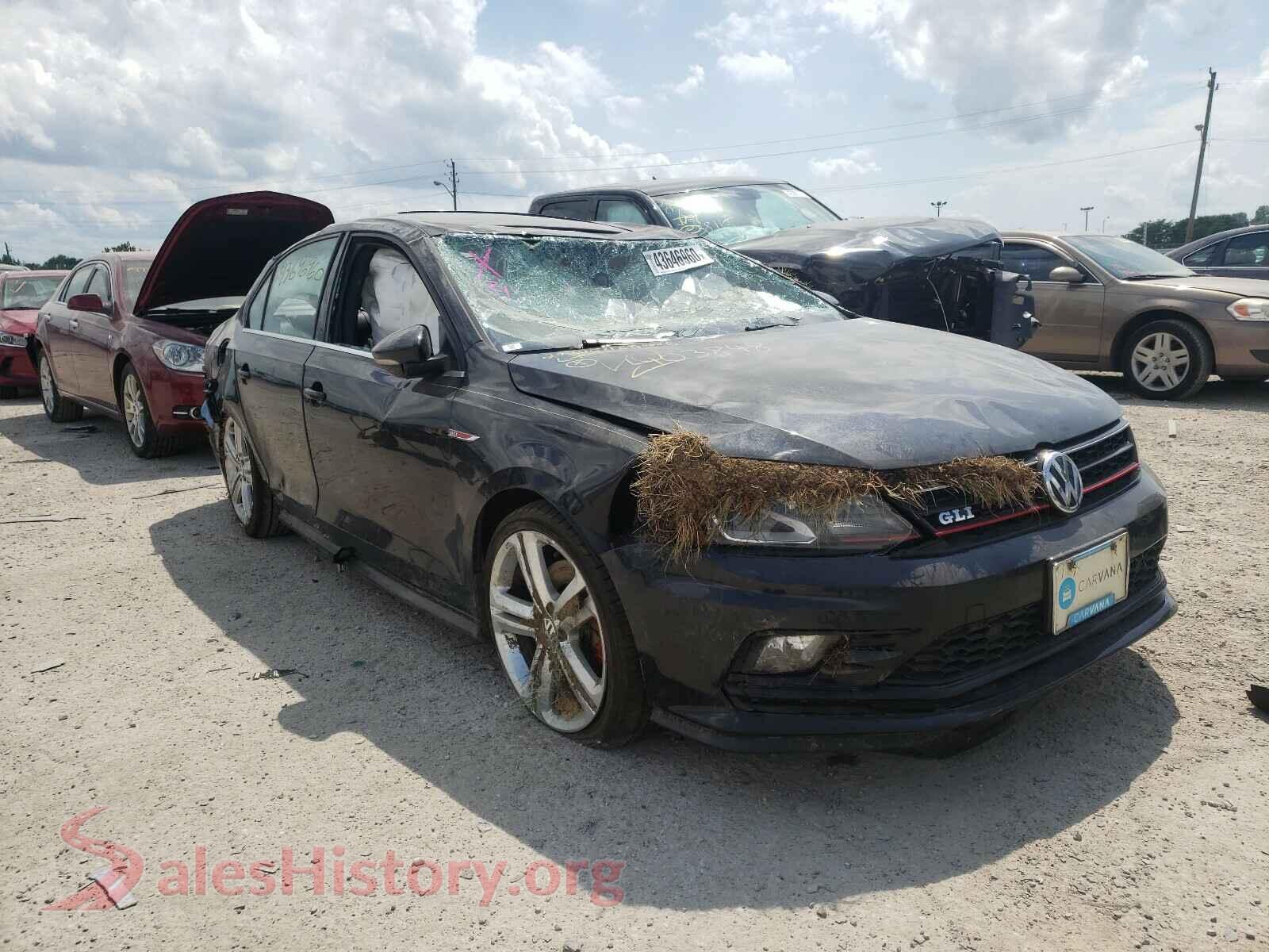 2016 VOLKSWAGEN JETTA — VIN 3VW4T7AJ6GM403848