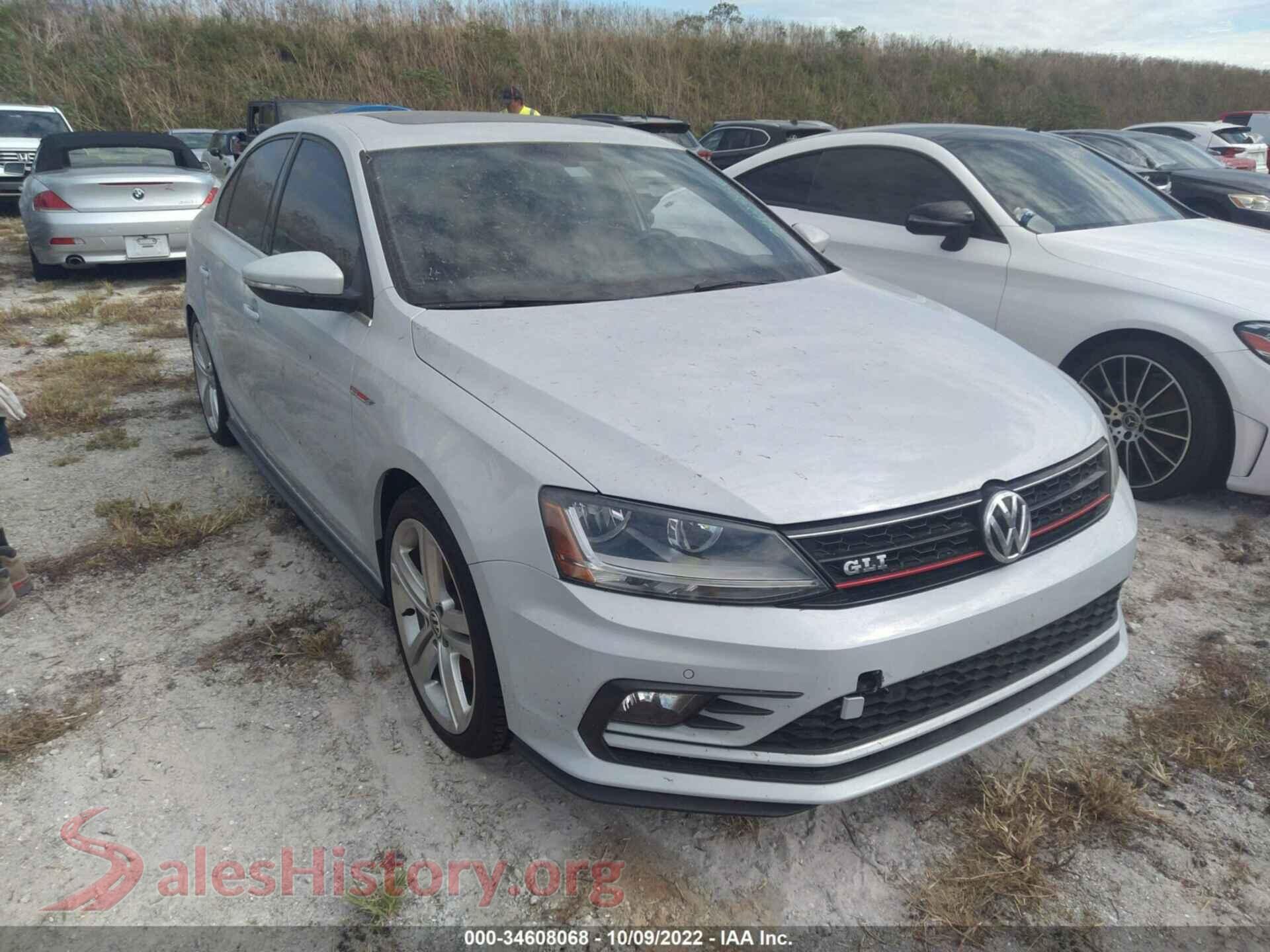 2017 VOLKSWAGEN JETTA — VIN 3VW5T7AJ8HM349684