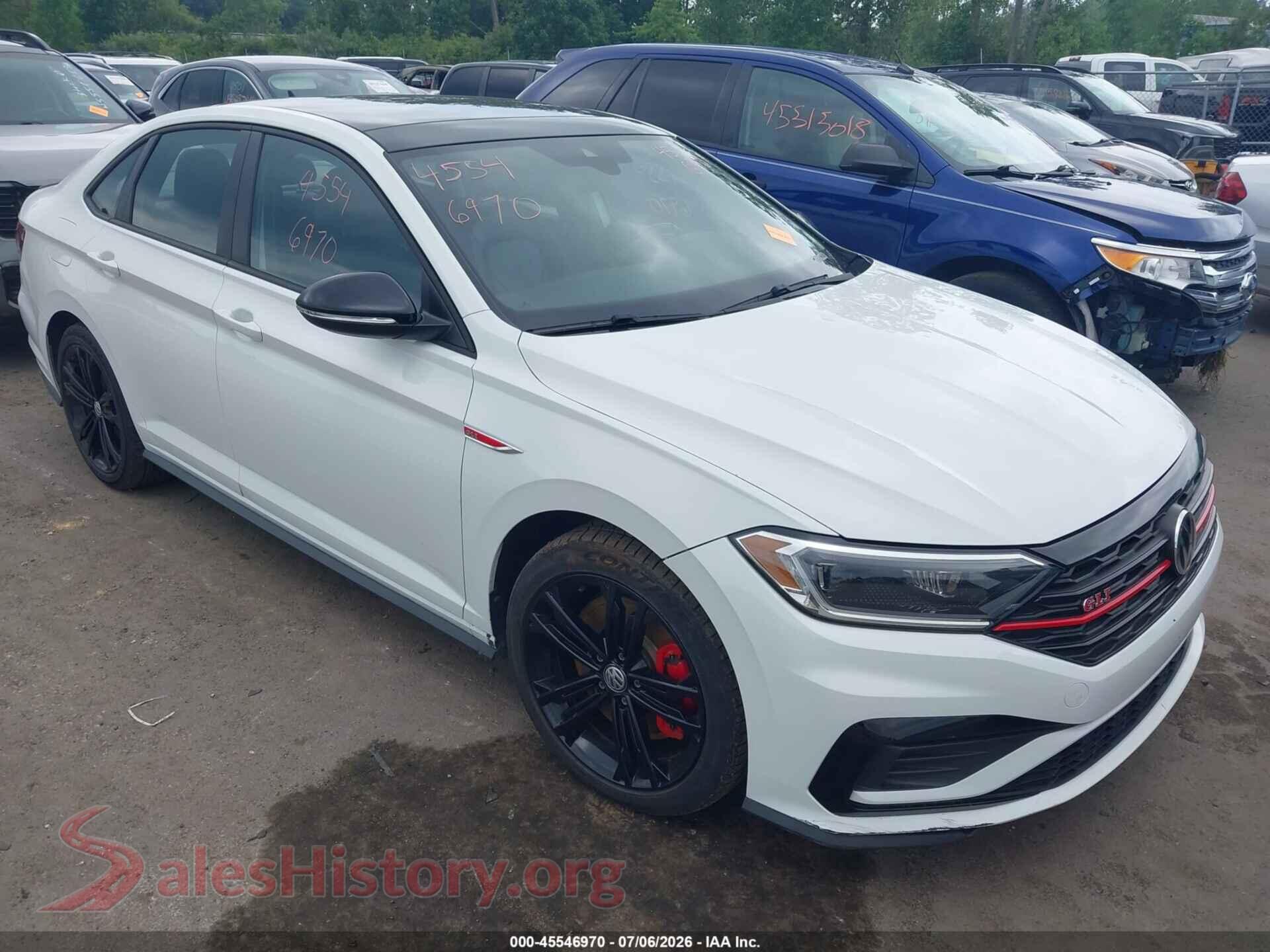 2021 VOLKSWAGEN JETTA GLI — VIN 3VW5T7BU5MM073354