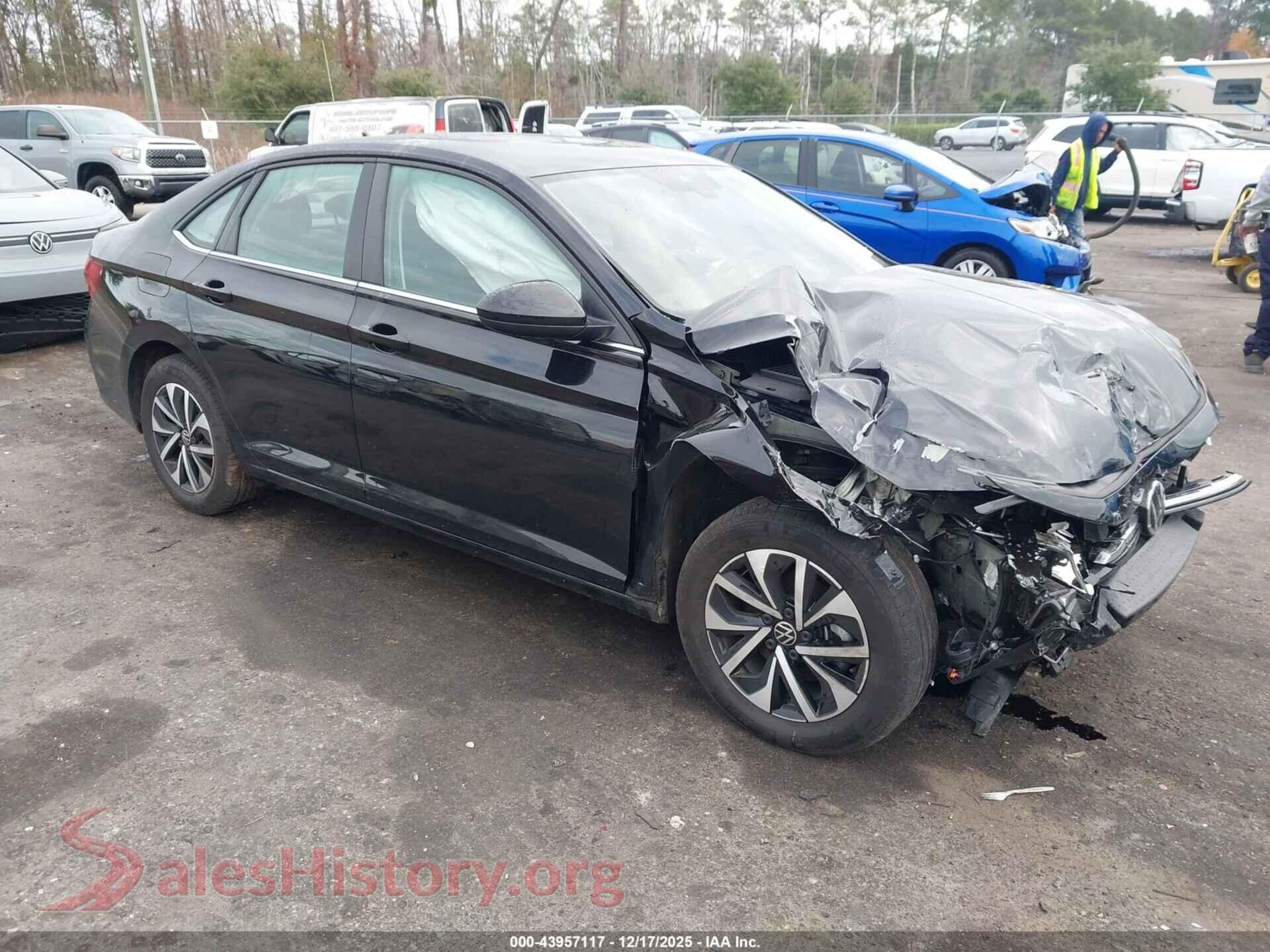 2025 VOLKSWAGEN JETTA — VIN 3VW5X7BU1SM039686