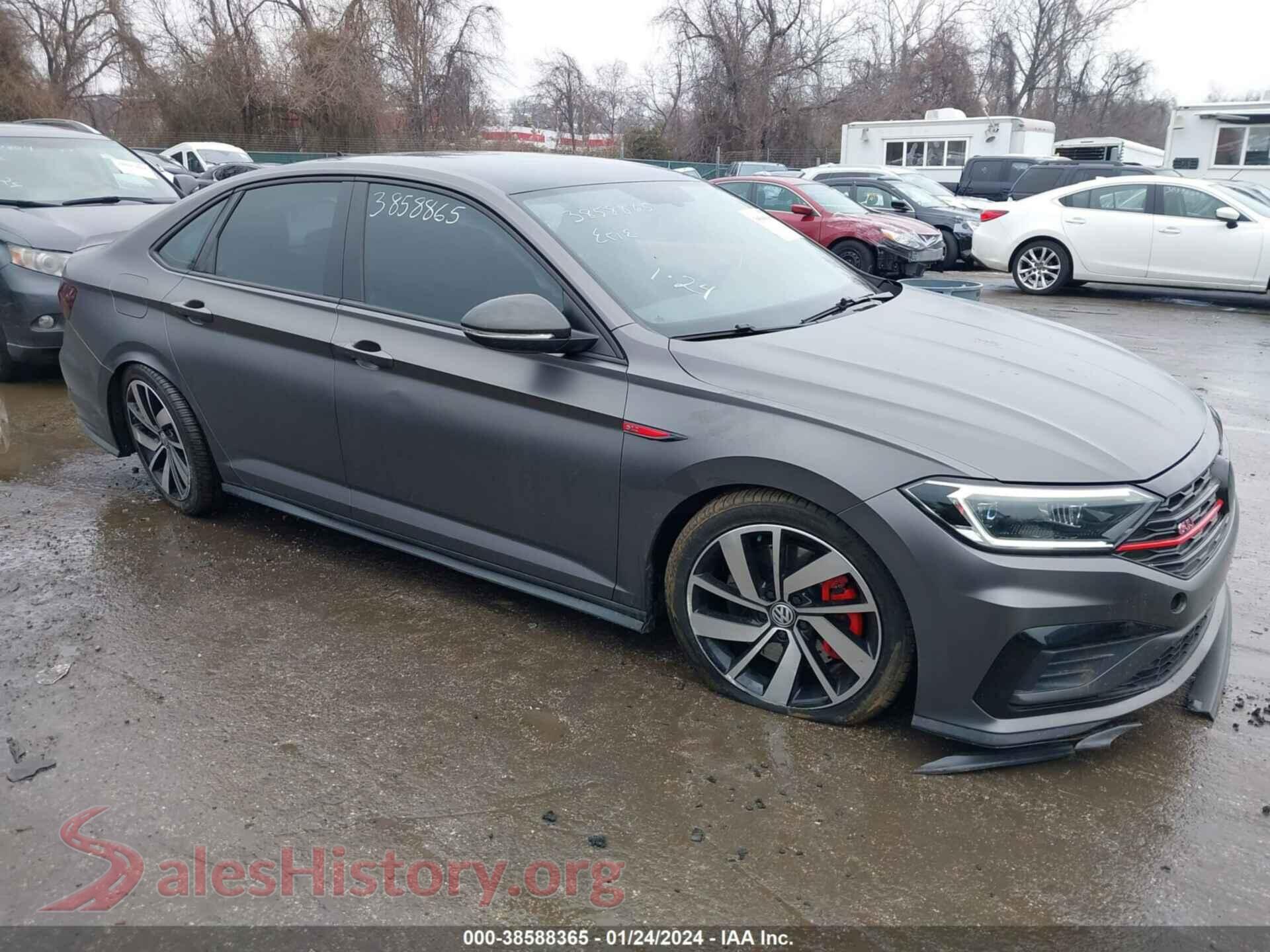 2020 VOLKSWAGEN JETTA GLI — VIN 3VW6T7BU0LM045951