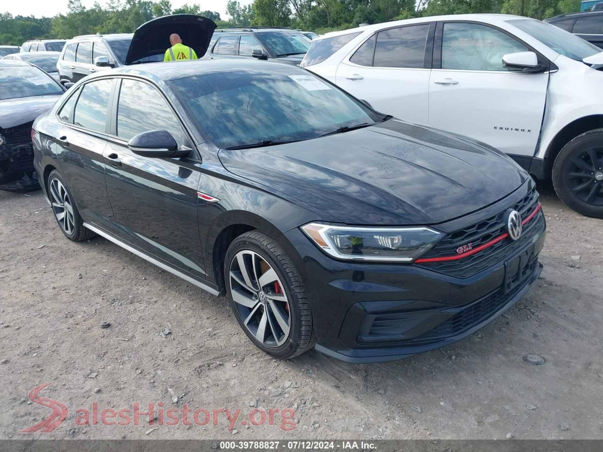 2021 VOLKSWAGEN JETTA GLI — VIN 3VW6T7BU5MM036146