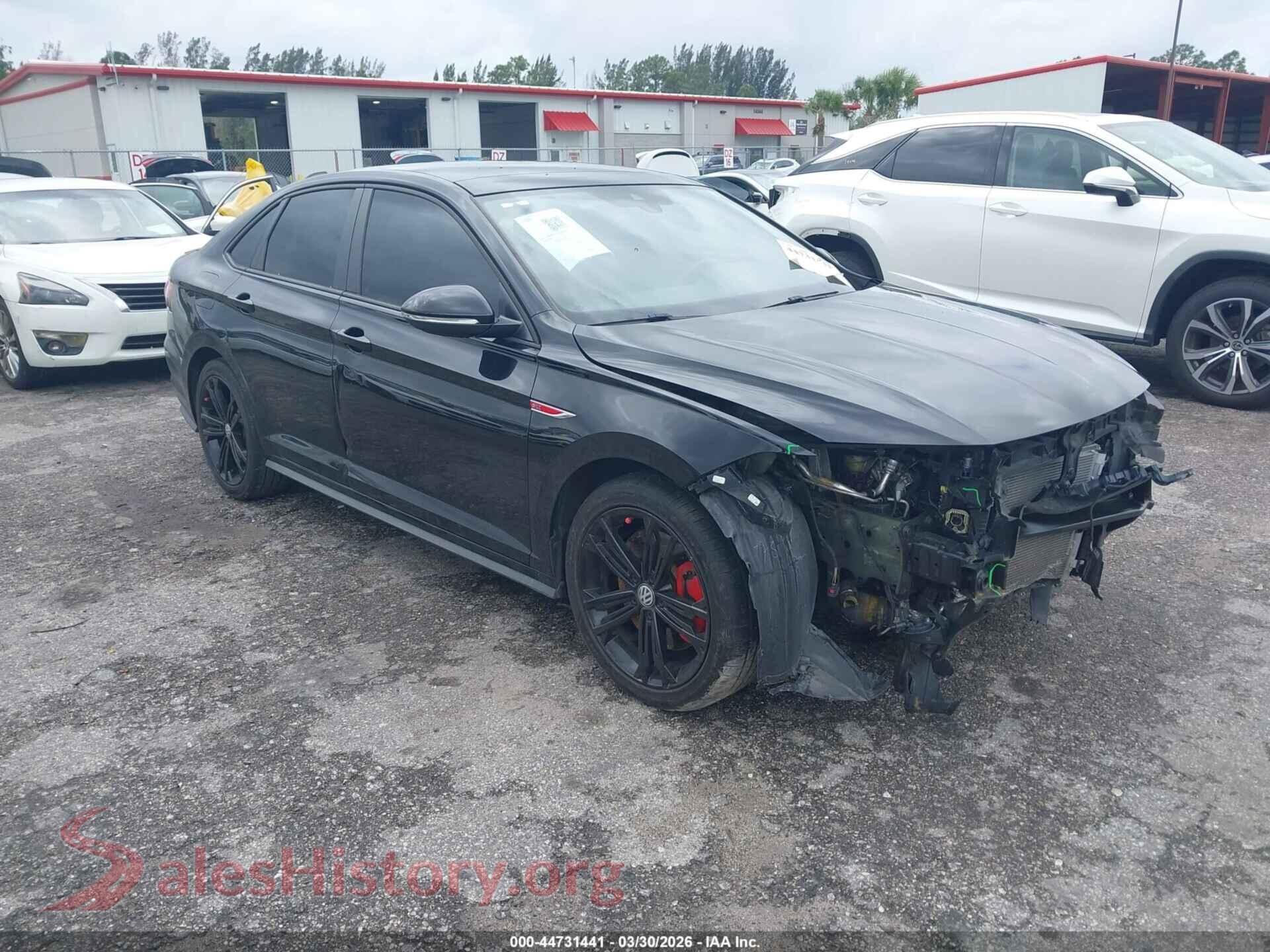 2021 VOLKSWAGEN JETTA GLI — VIN 3VW6T7BU7MM044717