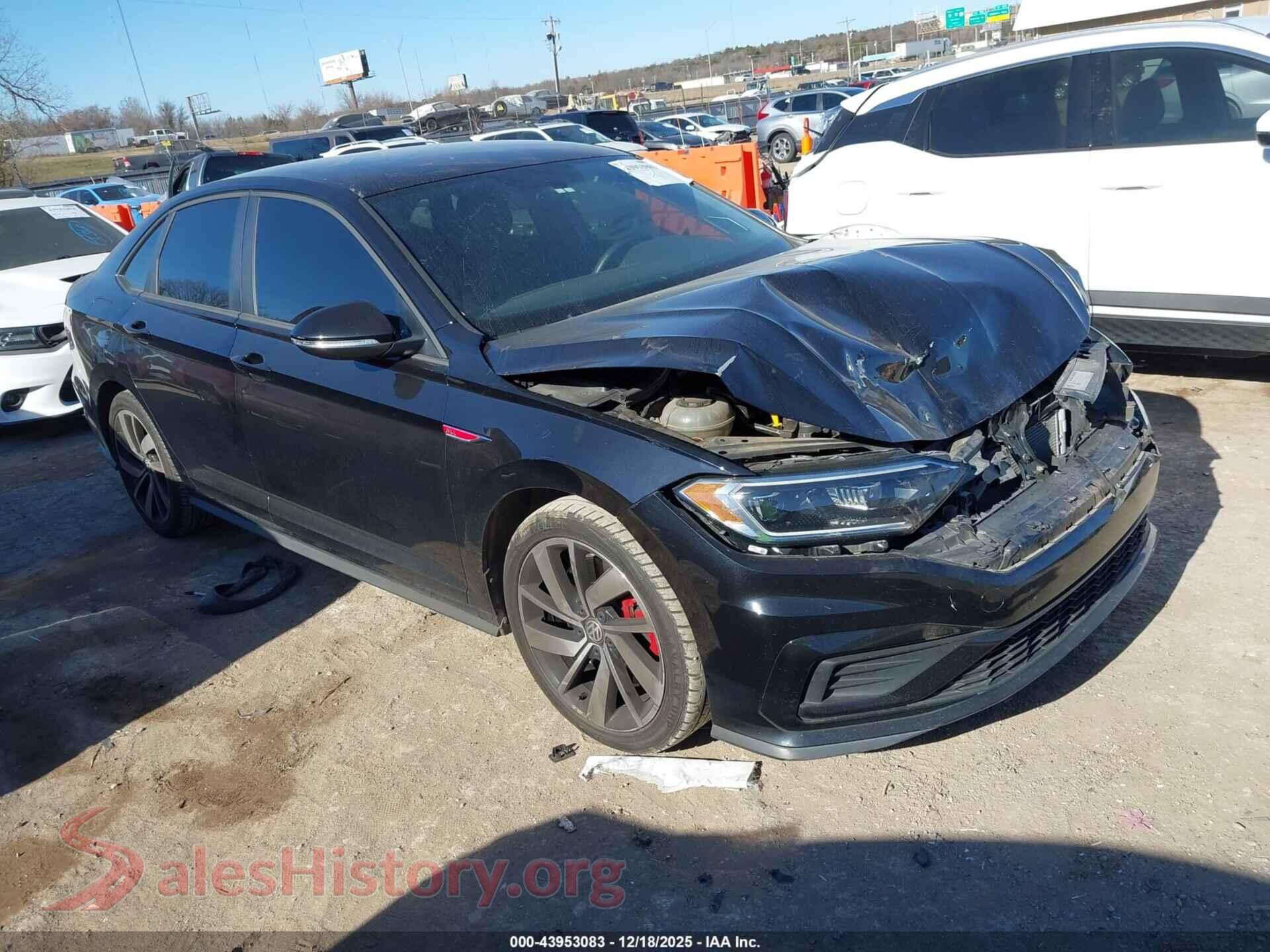2019 VOLKSWAGEN JETTA GLI — VIN 3VW6T7BU8KM200454
