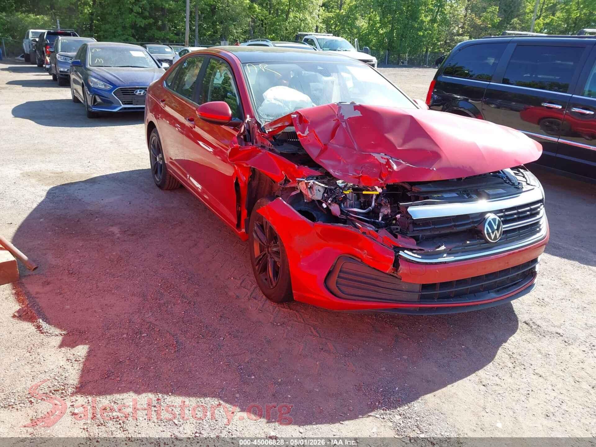 2024 VOLKSWAGEN JETTA — VIN 3VW7M7BU3RM076587