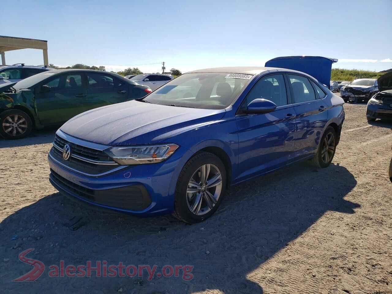 2022 VOLKSWAGEN JETTA — VIN 3VW7M7BU7NM030917